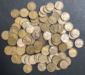 #3 - 100 Wheat Cents Teens To 50's