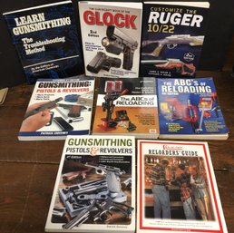 8pc Reloading & Gunsmithing Books
