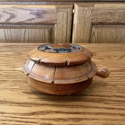 Wooden Turtle Trinket Box