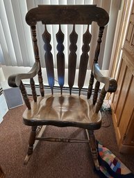 Yugoslavia Wooden Rocking Chair