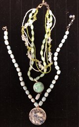 #43 - 2pc Blue Necklaces