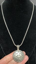 #22 - Effy Sterling & 18k Necklace W/ Pendant