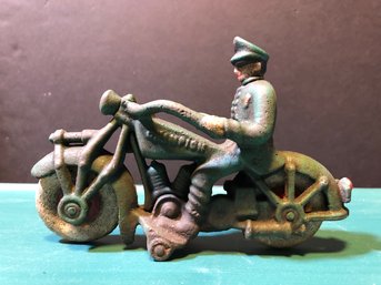 Antique Cast Iron Champion Motorcycle