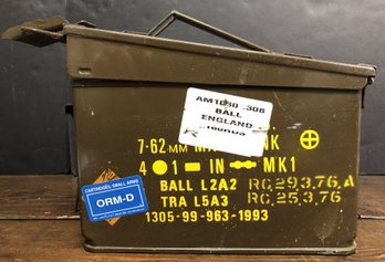 Brown Metal Ammo Can
