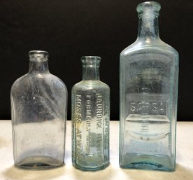 3 Antique Bottles