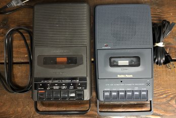 2pc Vintage Cassette Recorders