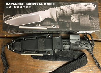 HX Outdoors Explorer Survival Knife - New
