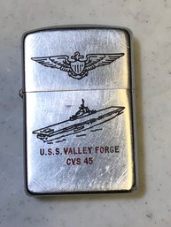 Vintage Zippo - U.s.s. Valley Forge CVS 45 - Lighter