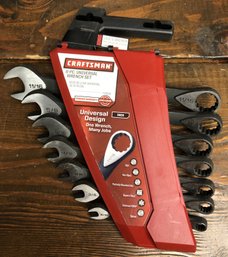 6pc Craftsman Universal Wrench Set SAE