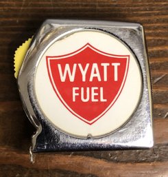 Vintage Wyatt Fuel Advertising Tape Measure - Stanley 12ft