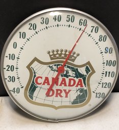 Vintage Canada Dry Advertising Thermometer