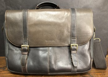 Brown Leather Samsonite Satchel/ Briefcase