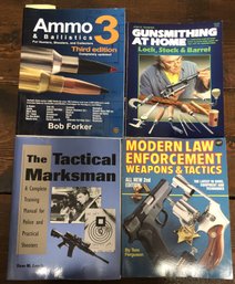 4pc Gunsmithing/ Tactics/ Ammo Ballistic Guides