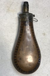 Antique Copper Powder Flask