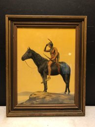 Antique Indian Print - The Scout
