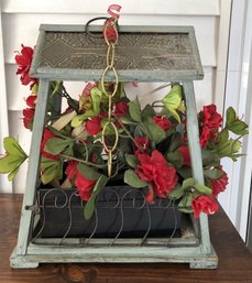 Hanging Wood/ Metal Planter