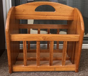 Oak Magazine Rack