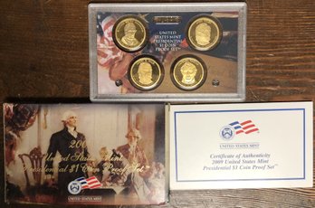 2009 U.s. Mint Presidential $1 Coin Proof Set