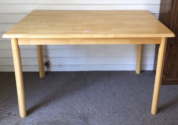 Blonde Wood Table