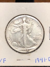 1941-d Walking Liberty Half Dollar