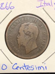 1866 Italy 10 Centesimi