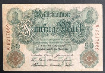 1910 Germany 50 Marks