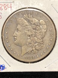 1884-s Morgan Silver Dollar
