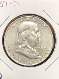 #2 - 1957-D Franklin Half Dollar