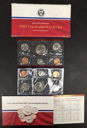 1987 U.s. Mint Uncirculated Coin Set