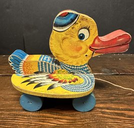 Vintage Fisher Price - Gabby Duck Pull Toy