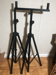 Two Auray Tripod Speaker Stands - SS-4320
