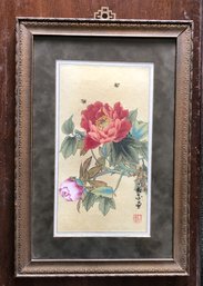 Vintage Asian Flower Art