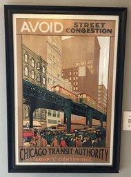 Vintage Chicago Transit Poster