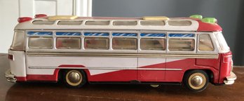 Vintage Tin Toy Shanghai Bus - Battery Operated