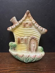 Wall Pocket Ceramic House Planter