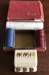 Vintage 30/40's Brodi Mini Slot Machine Toy