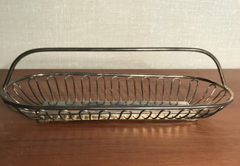 Leonard Silver Plate Breadbasket