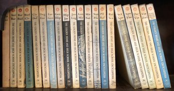 Golden Home & Hish School Encyclopedias - Top Left Bookcase