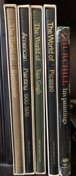 Right Bottom Shelf - 5 Paintings By Time Life Books - Picasso - Van Gogh