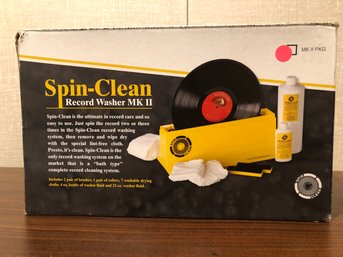 Spin-clean Record Washer