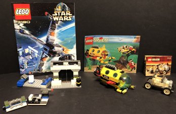 3 Vintage Lego Set - Partially Built