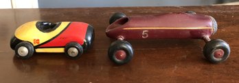 2 Wood Racecars