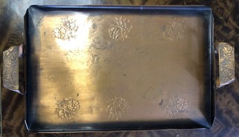 Vintage Hand Wrought Copper Tray