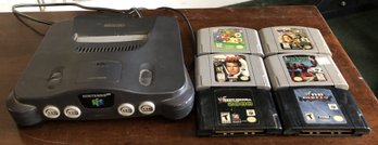 Nintendo 64 & 6 Games