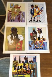 5pc African American - William Johnson Prints