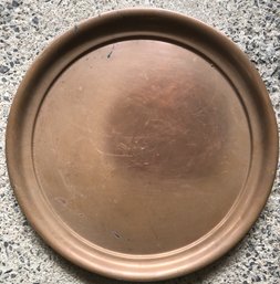 Vintage Joseph Heinrichs Large Copper Round Tray