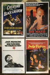 #1 - 4pc Theatre Card Poster Reprints - Pulp Fiction