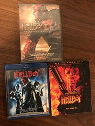 3 Hellboy Blu-ray/DVD