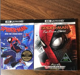 2 Spider-man 4k Ultra HD DVD's