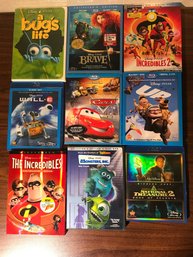 9 - Disney/pixar - Blu-ray/DVD's
